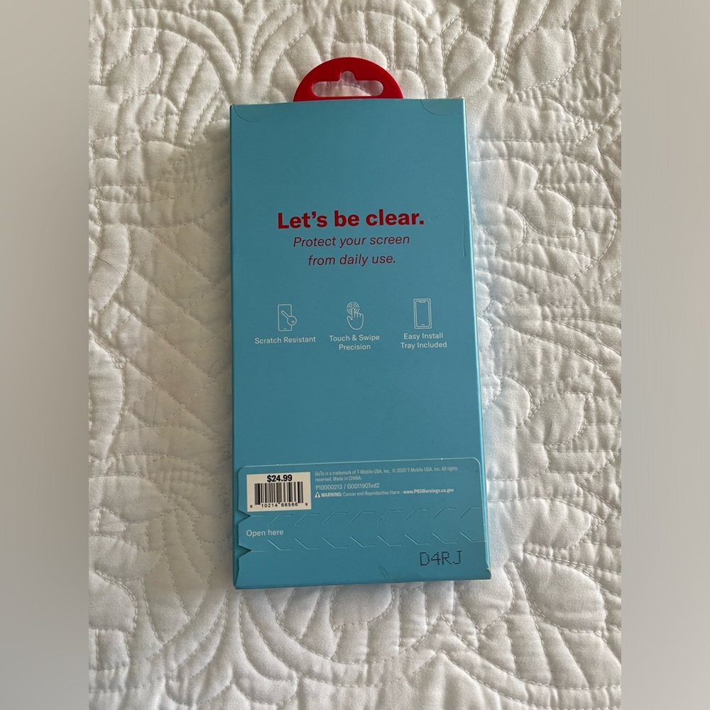 GoTo Scratch resistant iPhone pro max screen protector